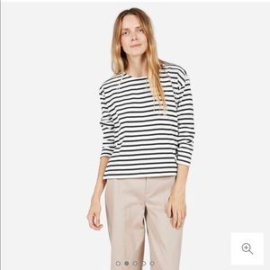 Everlane boxy striped tee, Size M
